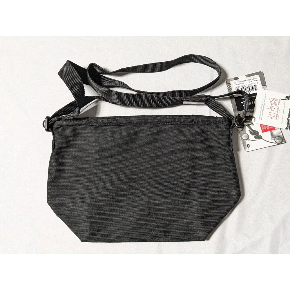 MANHATTAN PORTAGE X MILK CORDURA NYLON STUDDED Black XXS Messenger Bag‎ NEW